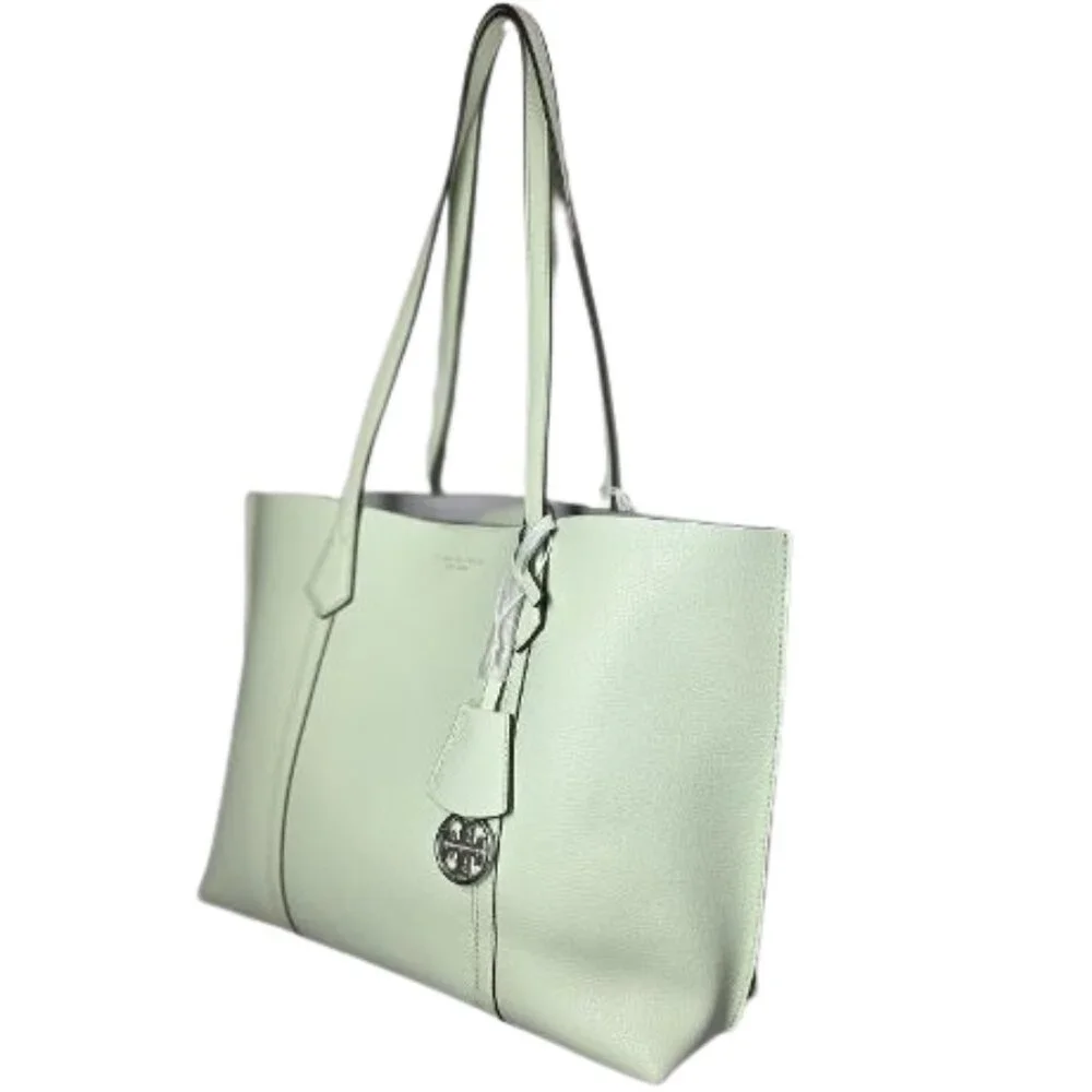 Tory Burch $378 Medium Pery Tote Meadow Mist NWT!